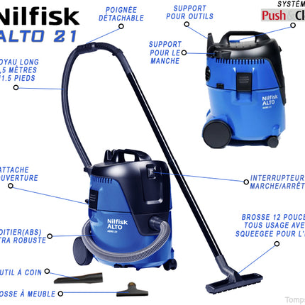 Aspirateur Nilfisk AERO21