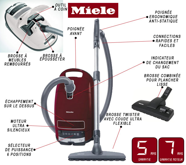 Aspirateur Miele C3 Complete