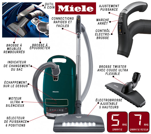 Aspirateur Miele C3 Power Plus